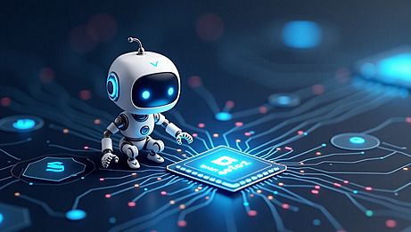 artificial intelligence conference intelligent smart product launch powerpoint template google slide and powerpoint template, intelligent, smart product launch, ai slide theme